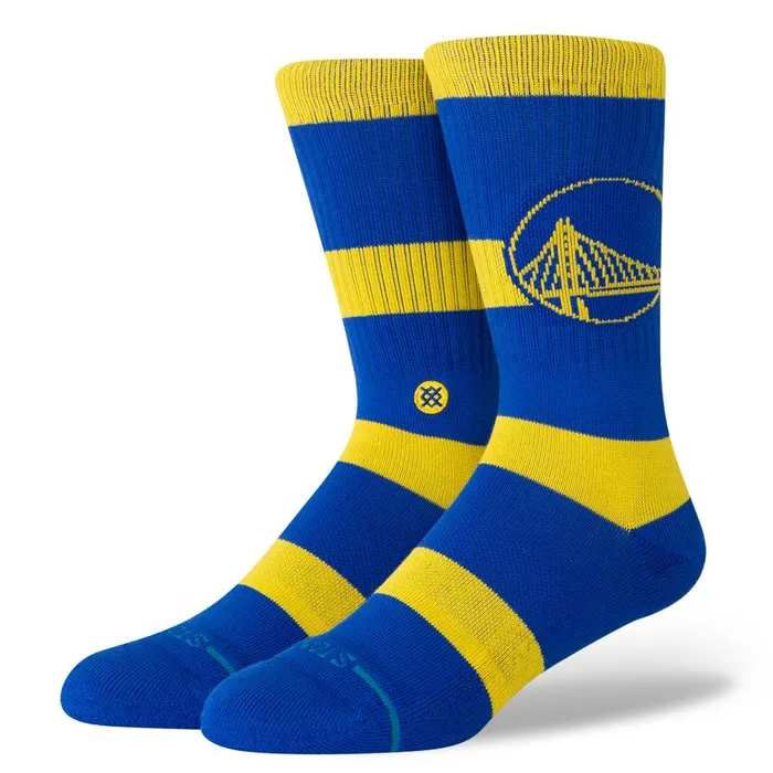 Nba 2024 Prep Crew Socks Golden State Warriors MenWomen Stance Crew