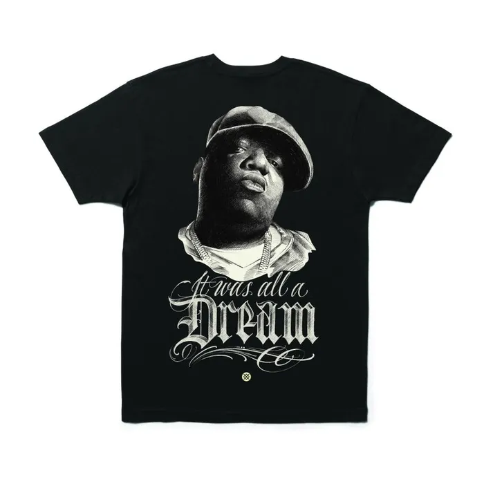 Notorious BIG X Stance It Was All Tee Black Men Stance Shirts and Tees