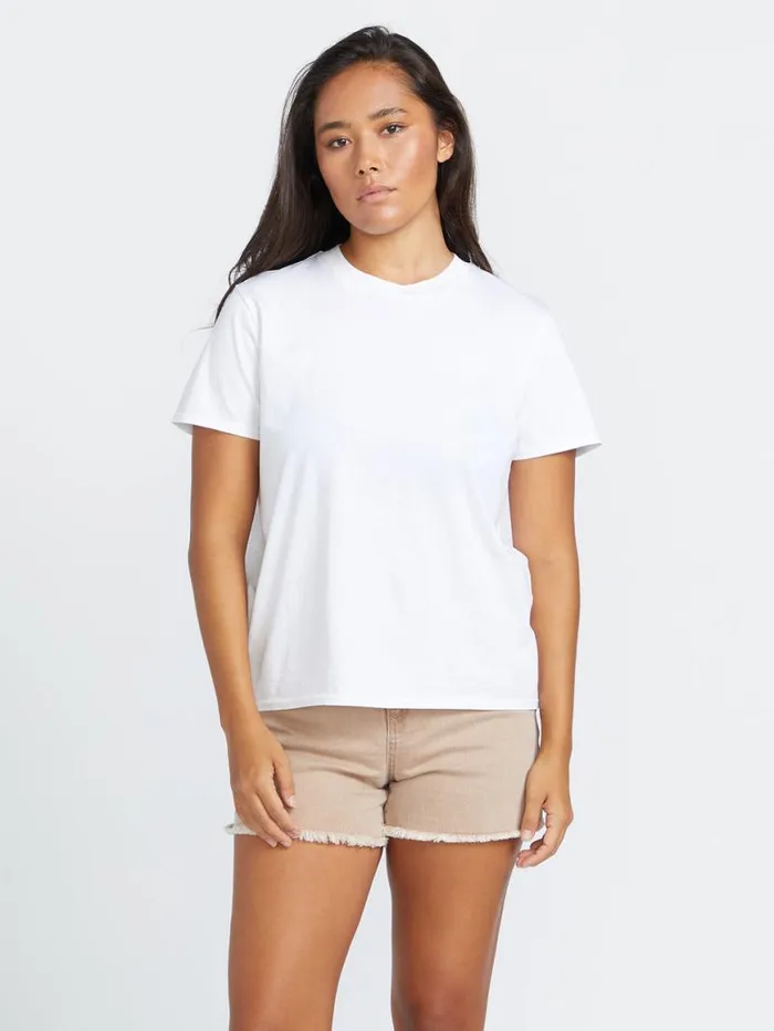 One Of Each Bf Tee 8211 White Womens Volcom Skate