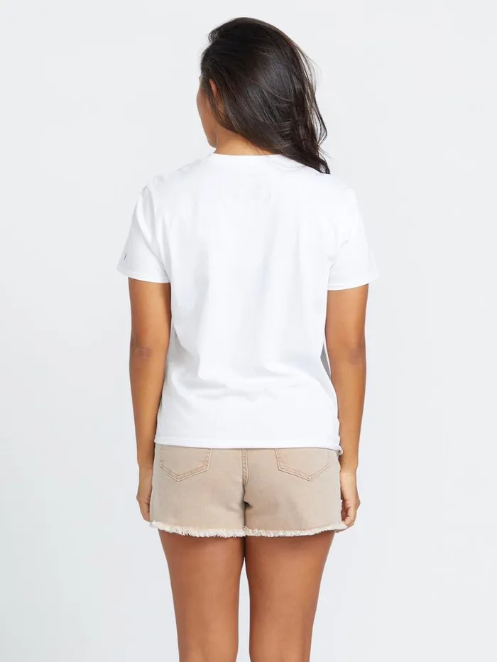 One Of Each Bf Tee 8211 White Womens Volcom Skate