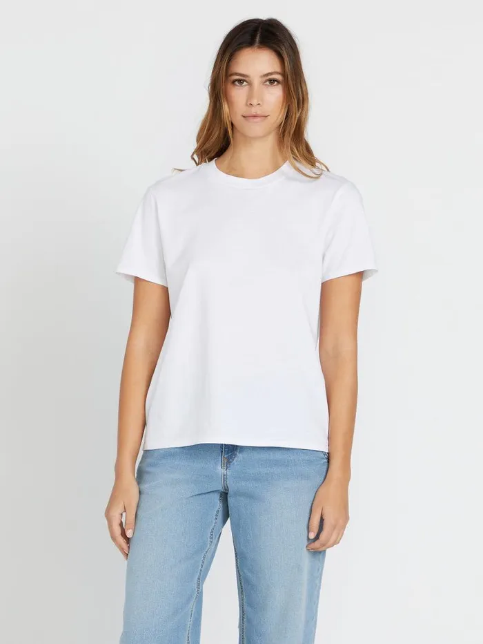 One Of Each Bf Tee 8211 White Womens Volcom Skate