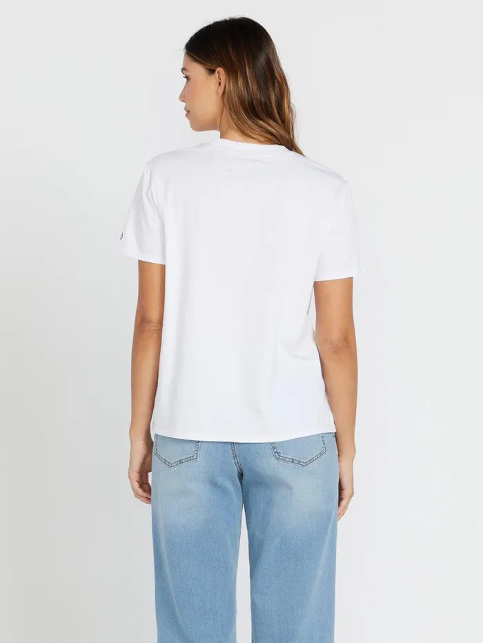 One Of Each Bf Tee 8211 White Womens Volcom Skate