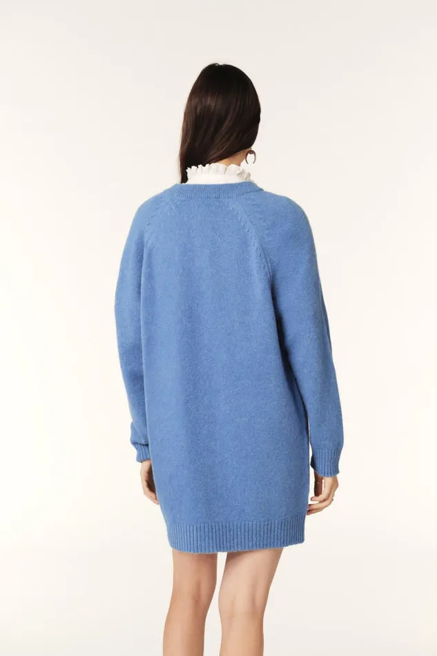 Oversized Dress Dalede Blue Women Baandsh Dresses