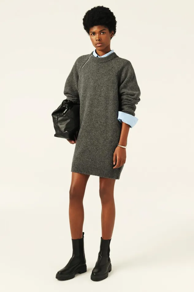 Oversized Dress Dalede Blue Women Baandsh Dresses