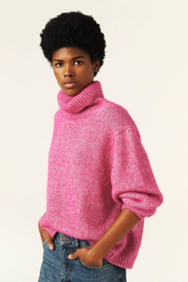 Oversized Sweater Alovie Gray Women Baandsh Sweaters and Cardigans