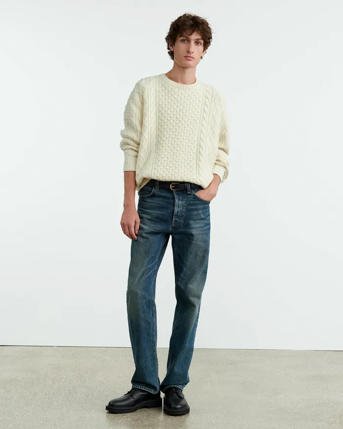 OWEN SWEATER Ivory Men Nili Lotan Sweaters