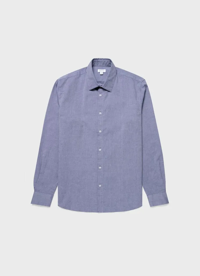 Oxford Shirt Dark Blue Men SUNSPEL Shirts