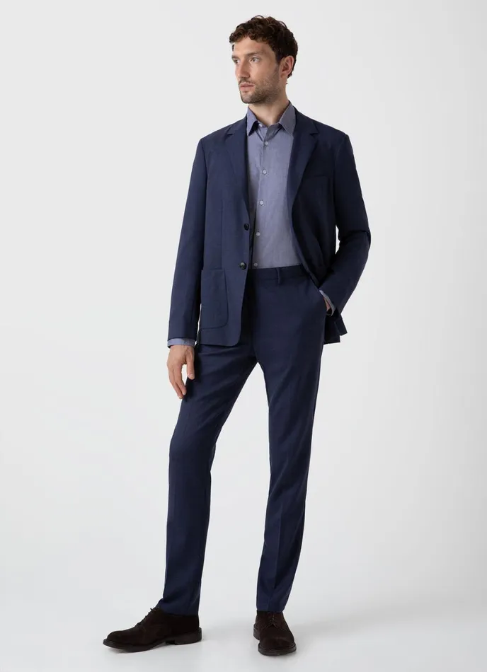 Oxford Shirt Dark Blue Men SUNSPEL Shirts