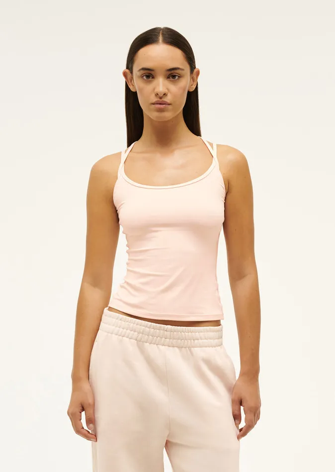 PE Nation FOUNDATION TANK IN BLUSH Women Bodyluxe
