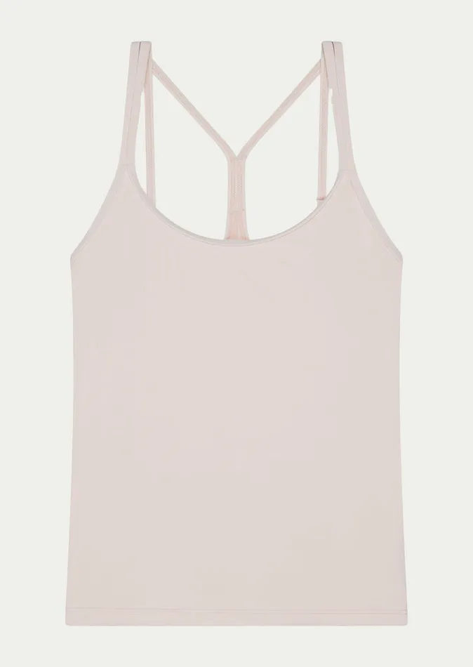 PE Nation FOUNDATION TANK IN BLUSH Women Bodyluxe