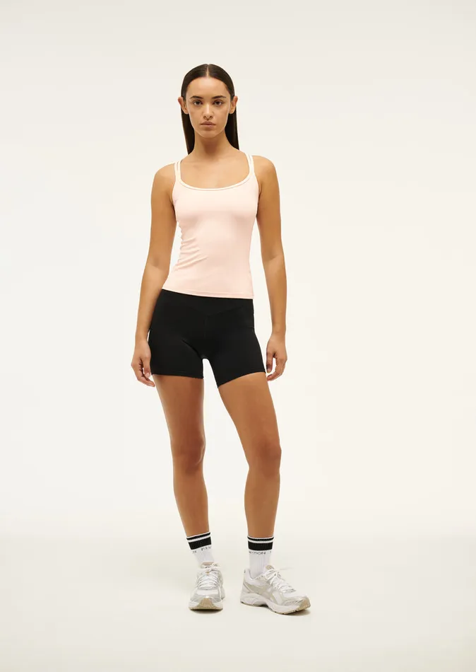 PE Nation FOUNDATION TANK IN BLUSH Women Bodyluxe