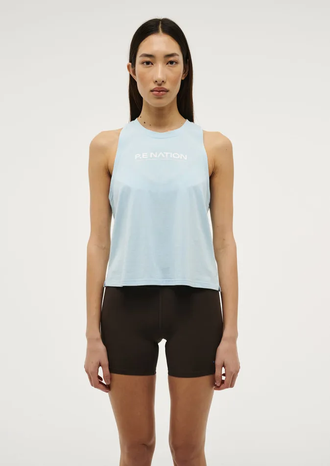 PE Nation Tanks Women AERO TANK IN SKY BLUE