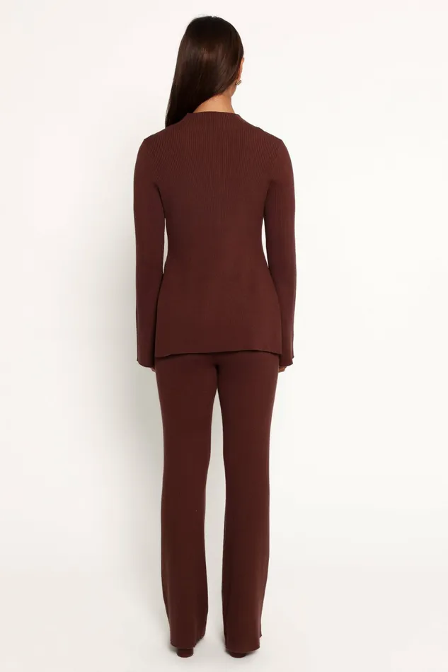 Pants Adrienne Knit Pant Chocolate Petal and Pup Women