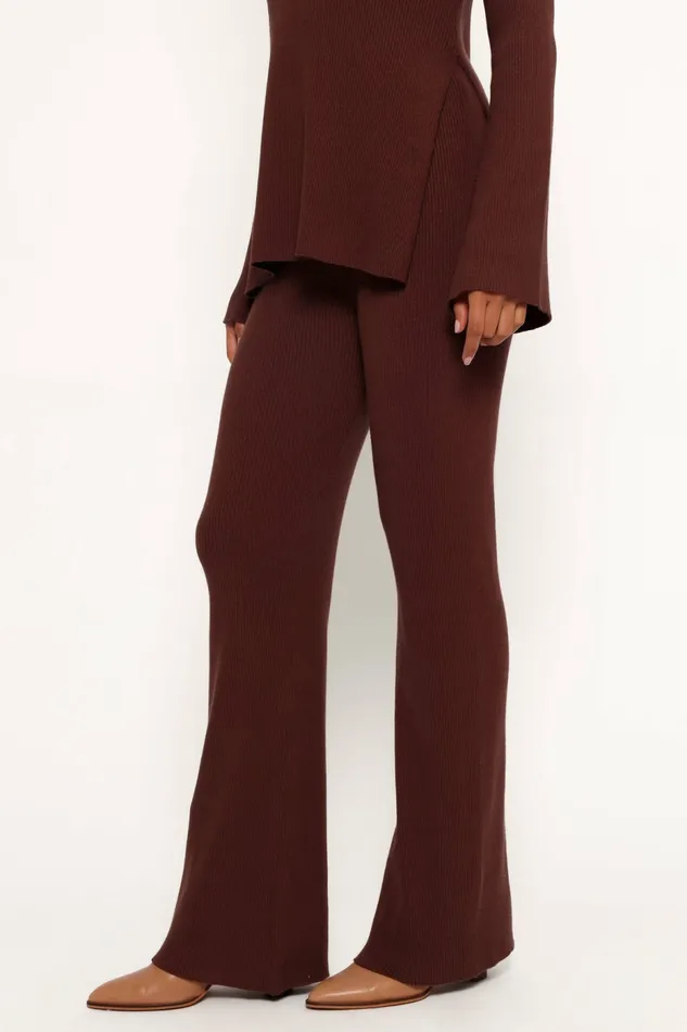 Pants Adrienne Knit Pant Chocolate Petal and Pup Women