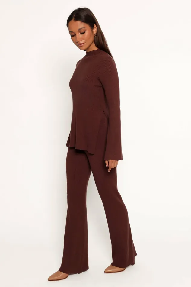 Pants Adrienne Knit Pant Chocolate Petal and Pup Women