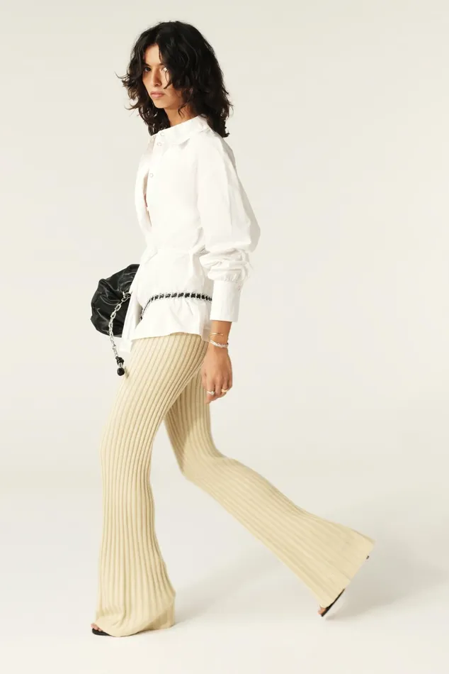 Pants Juston Beige Women Baandsh Pants and Jeans