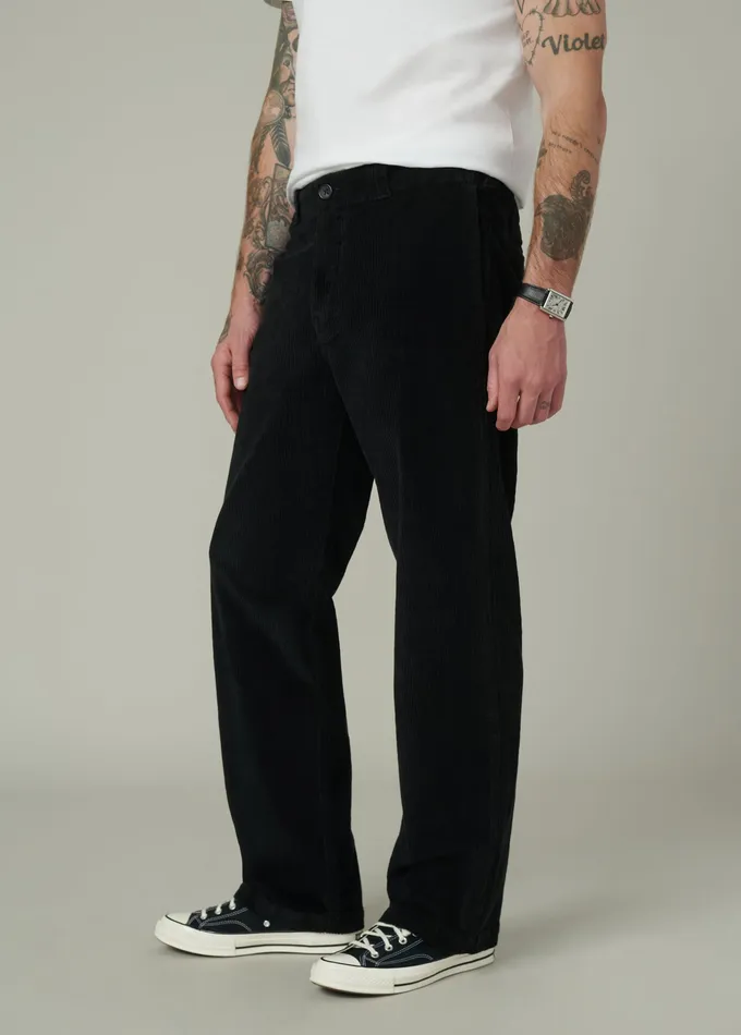 Pants Trousers Men RELAXED CORD TROUSER 32quot Black Joe8217s Jeans