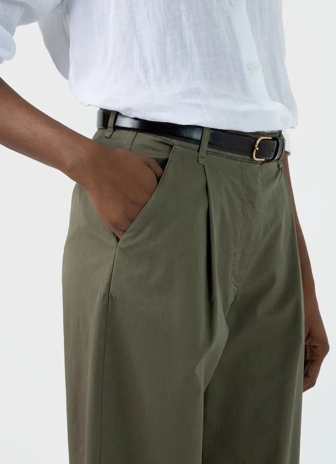 Pants ussunspel Women Pleated Chino Pale Khaki Pants ussunspel Women Pleated Chino Pale Khaki