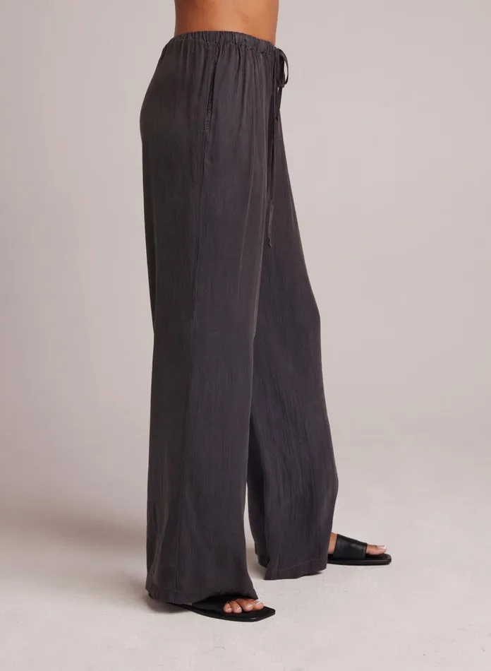 Pants Women Bella Dahl Easy Pleated Wide Leg Pant 8211 Slate Charcoal Pants Women Bella Dahl Easy Pleated Wide Leg Pant 8211 Slate Charcoal