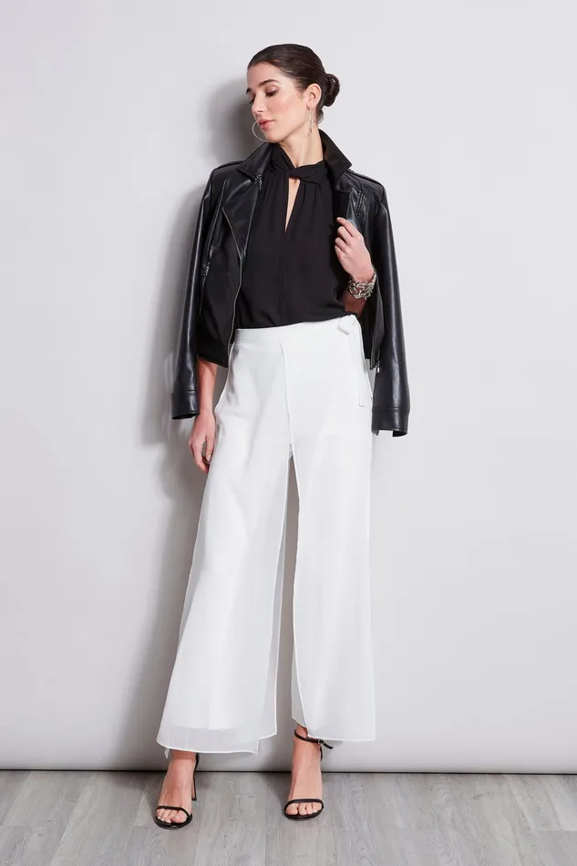 Pants Women Elie Tahari Overlay Pant FOAM