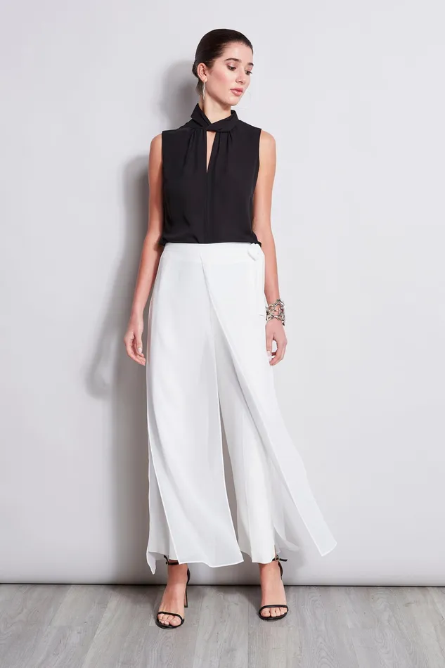 Pants Women Elie Tahari Overlay Pant FOAM
