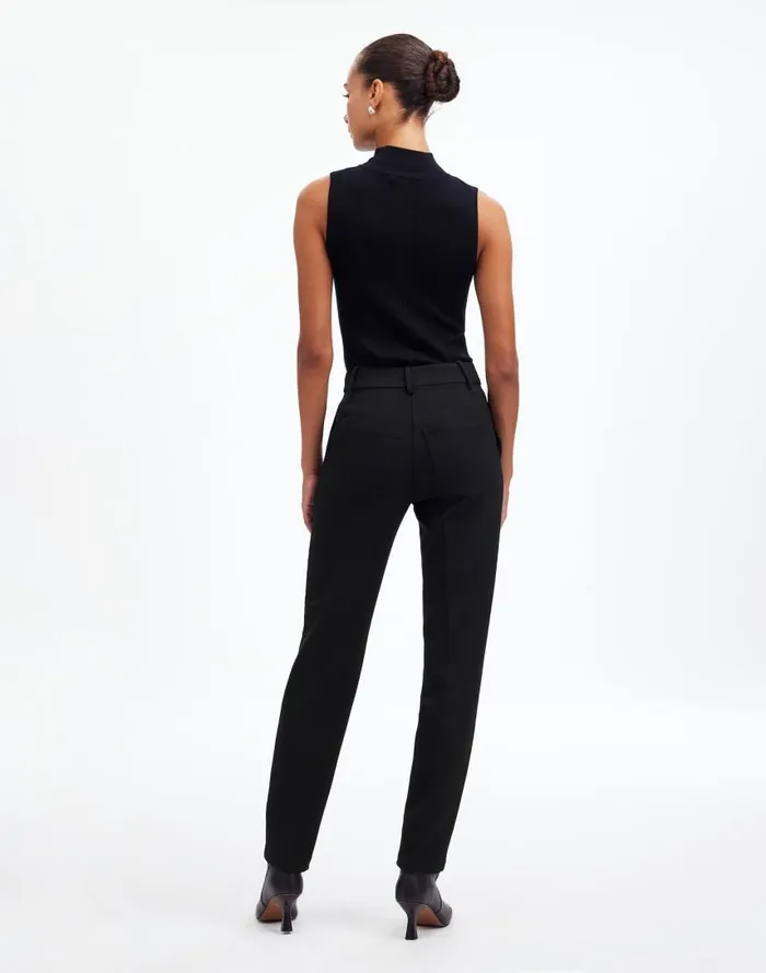 Pants Women Madewell MidRise Slim Ankle Pant True Black
