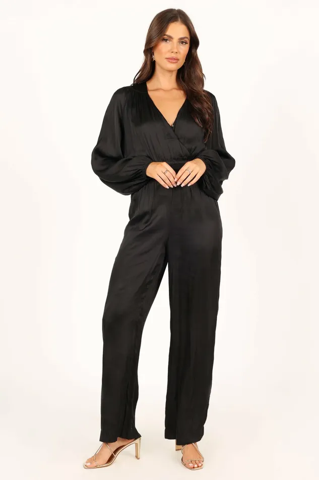 Petal and Pup Cameron Jumpsuit Black Women Jumpsuits and Rompers