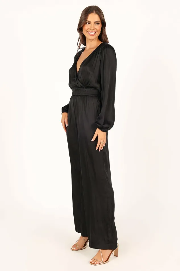 Petal and Pup Cameron Jumpsuit Black Women Jumpsuits and Rompers