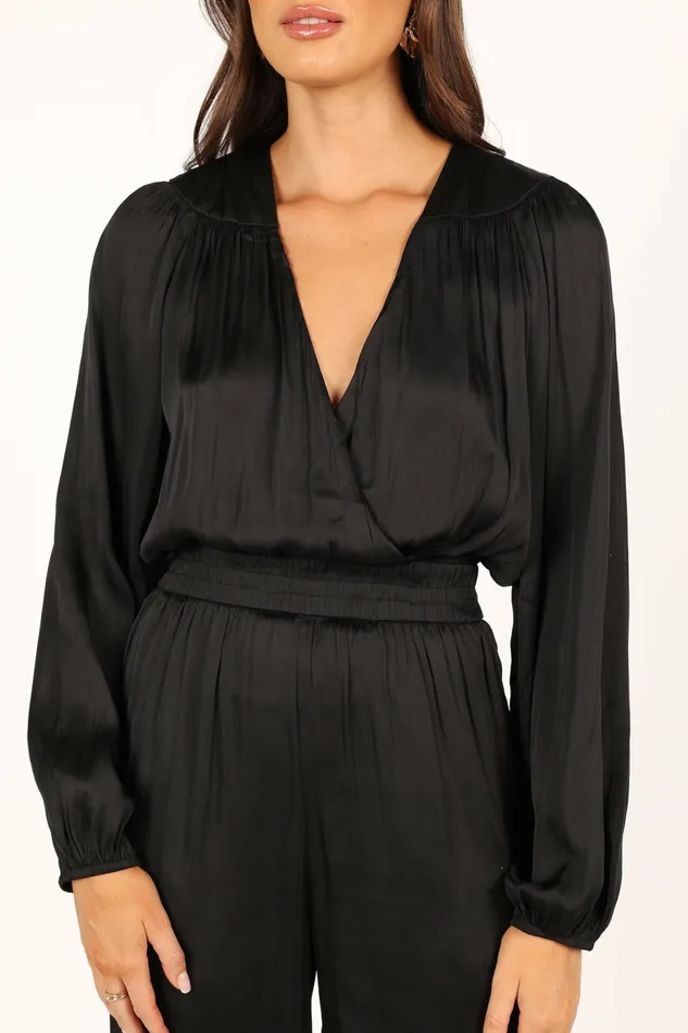 Petal and Pup Cameron Jumpsuit Black Women Jumpsuits and Rompers