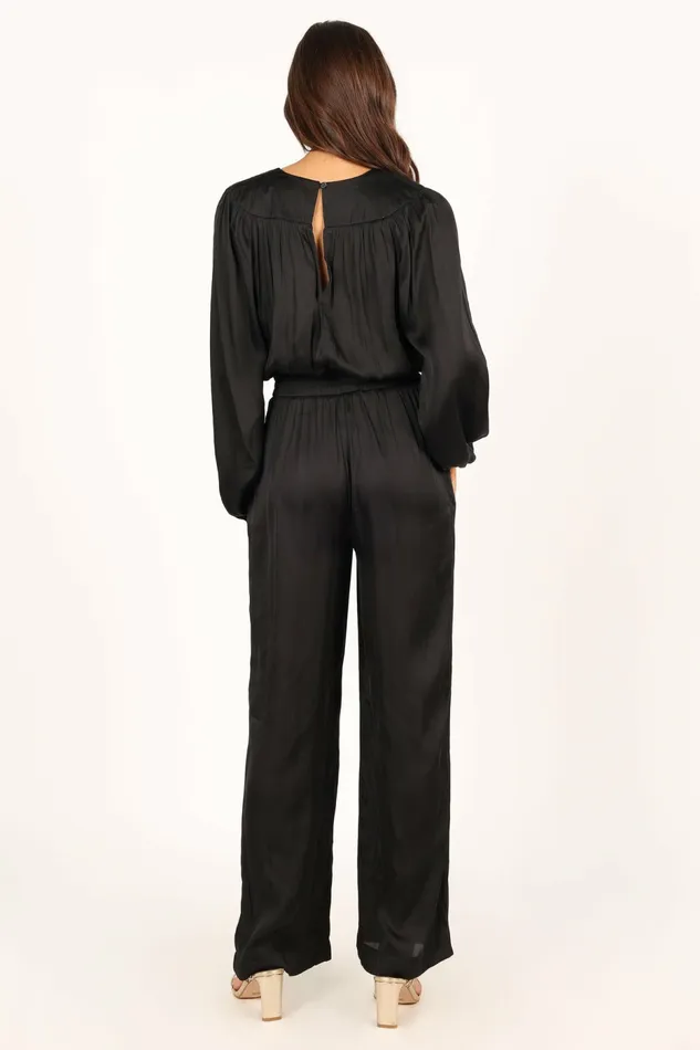 Petal and Pup Cameron Jumpsuit Black Women Jumpsuits and Rompers