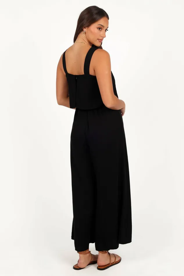 Petal and Pup Delia Jumpsuit Black Women Jumpsuits and Rompers