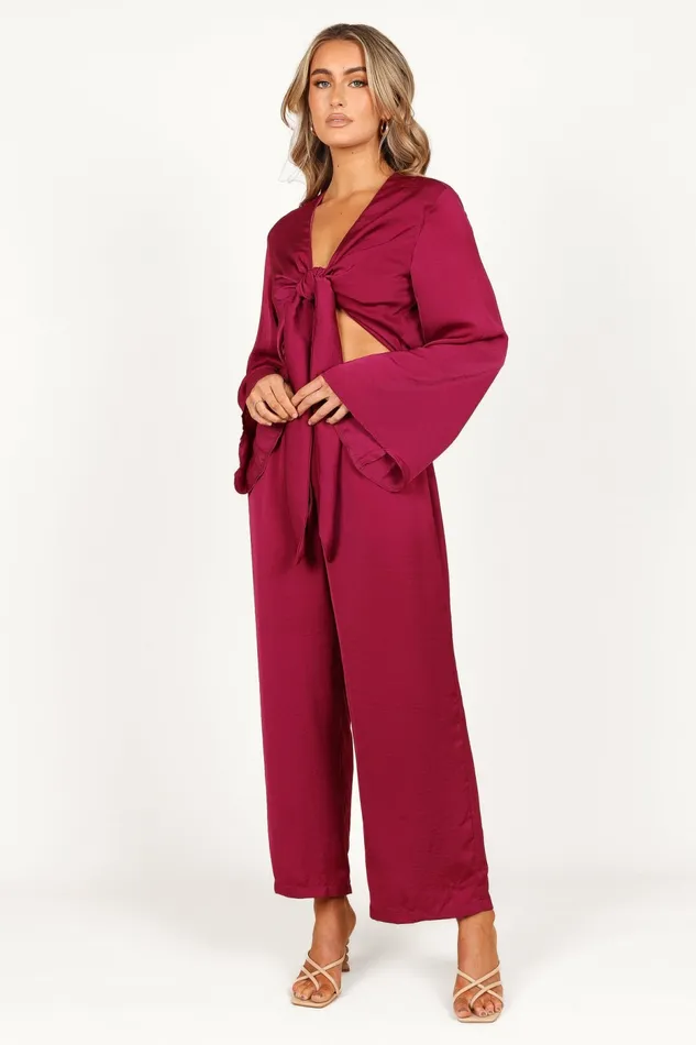 Petal and Pup Jumpsuits and Rompers Women Pluto Jumpsuit Magenta
