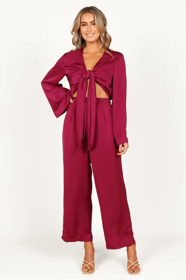 Petal and Pup Jumpsuits and Rompers Women Pluto Jumpsuit Magenta