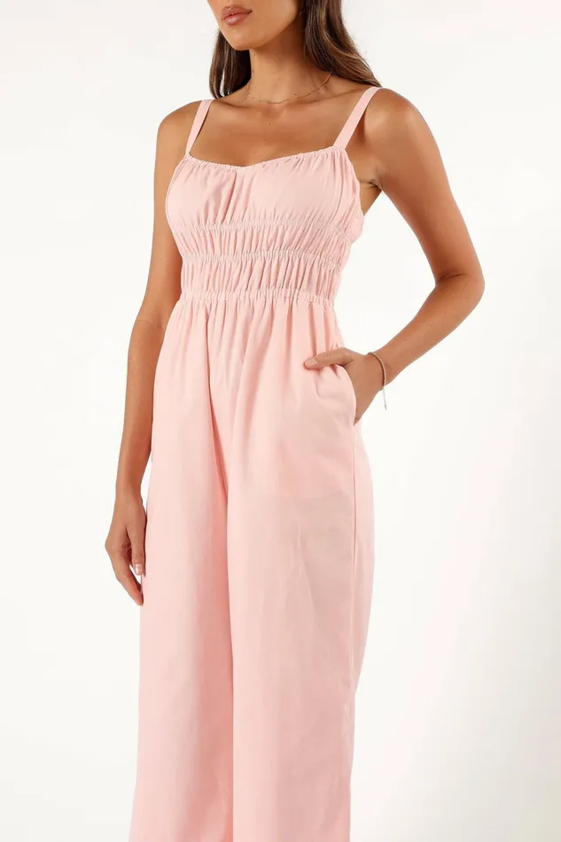 Petal and Pup Jumpsuits and Rompers Women Williams Jumpsuit Pale Pink