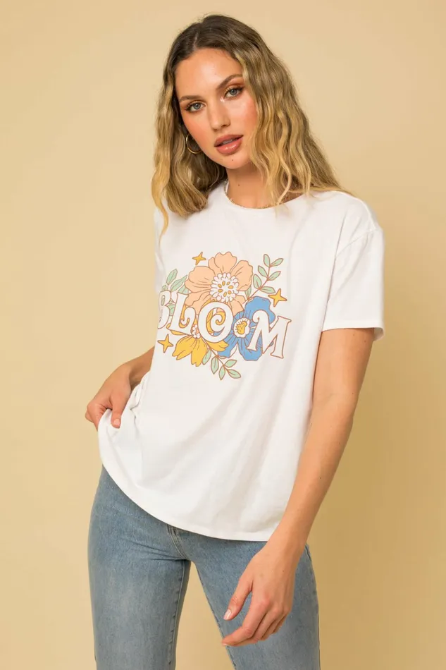 Petal and Pup Lilly Tee White Women Tees