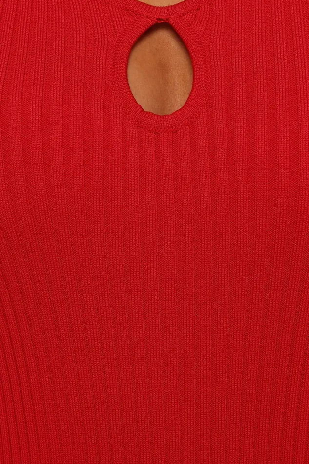 Petal and Pup Robin Midi Dress Red Women Dresses