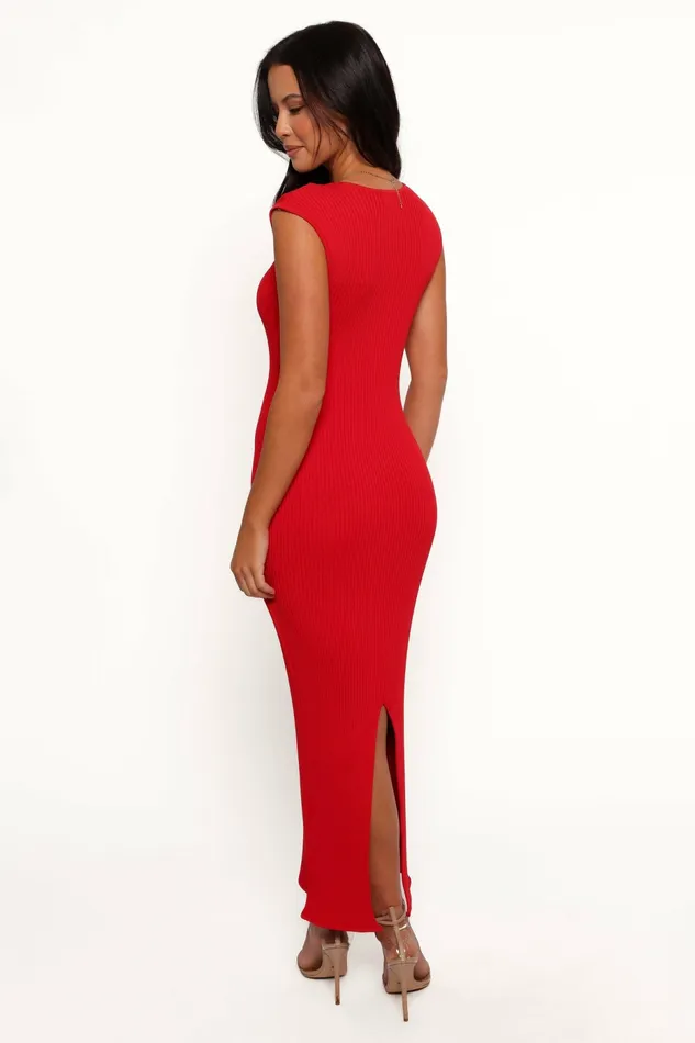 Petal and Pup Robin Midi Dress Red Women Dresses