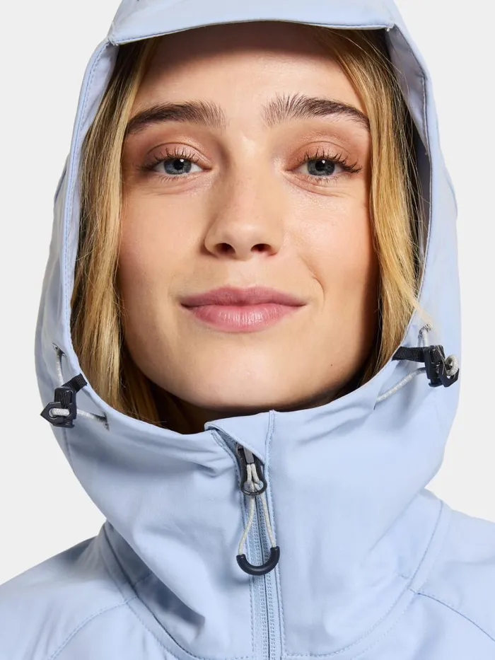 Petra Jacket Sea Blue Women Didriksons Spring Jackets