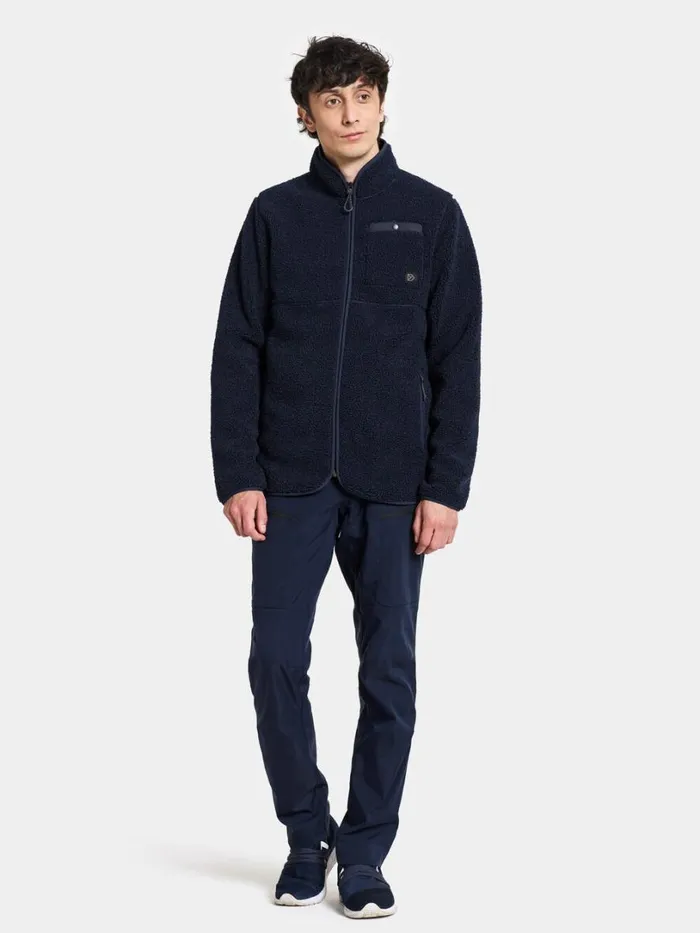 Phoenix Men039s Fullzip Dark Night Blue Men Didriksons Fleece and Midlayers