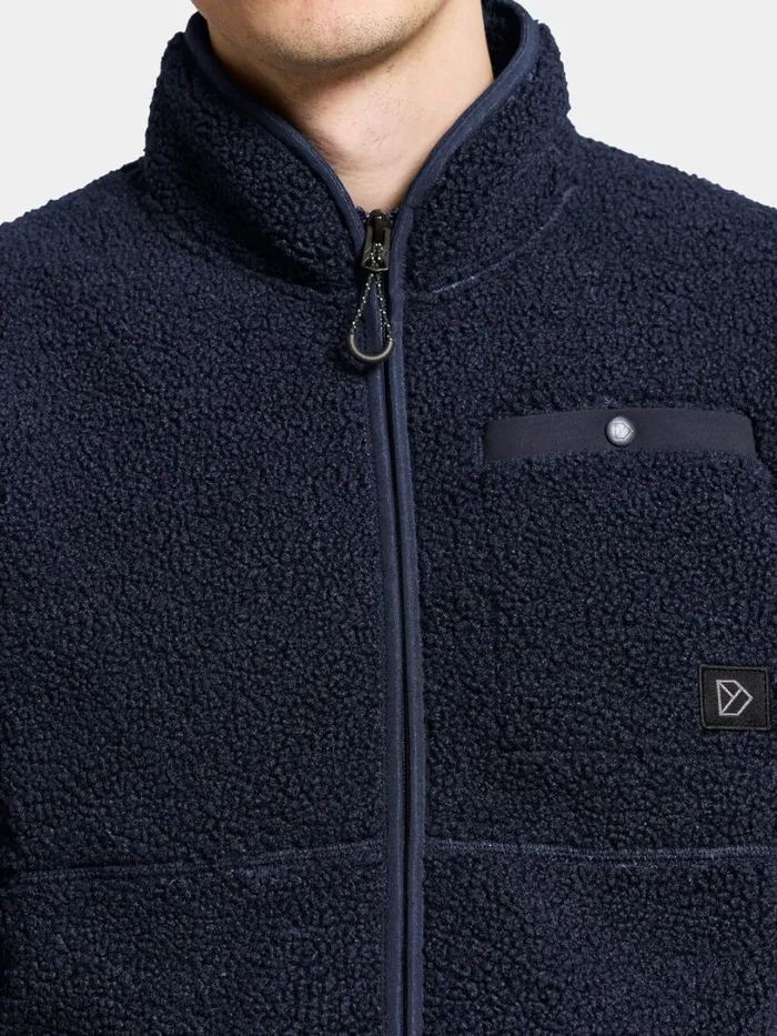 Phoenix Men039s Fullzip Dark Night Blue Men Didriksons Fleece and Midlayers