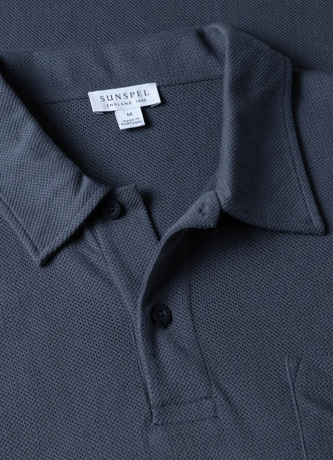 Polo Shirts ussunspel Men Riviera Polo Shirt Slate Blue