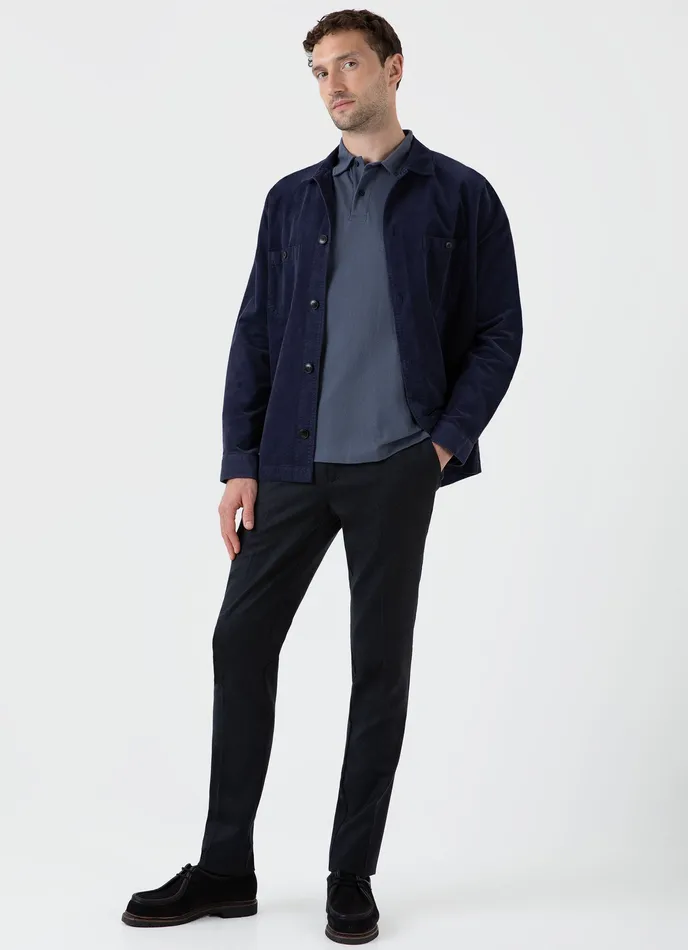 Polo Shirts ussunspel Men Riviera Polo Shirt Slate Blue