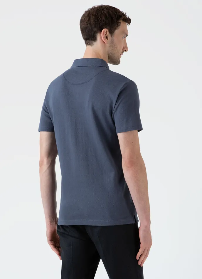 Polo Shirts ussunspel Men Riviera Polo Shirt Slate Blue