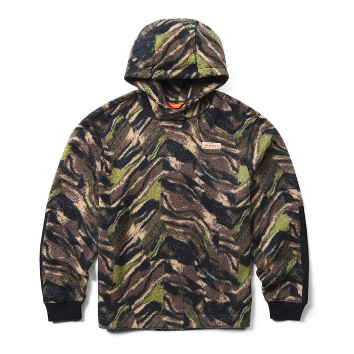 Print Sherpa Hoody Camo Marble MenWomen Merrell Tops