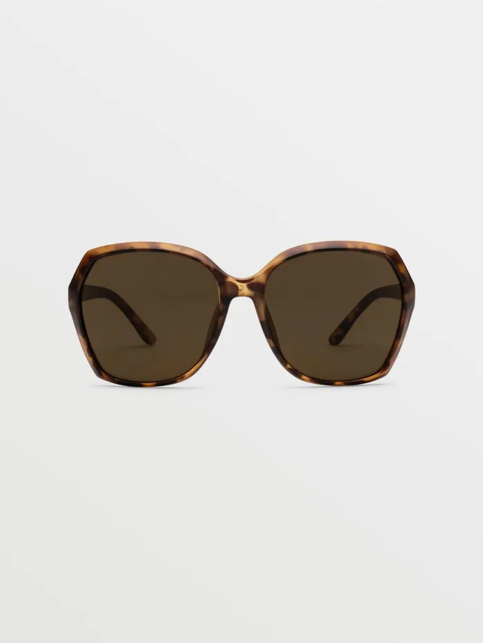 Psychic Sunglasses 8211 Matte TortBronze MensWomens Volcom Sunglasses