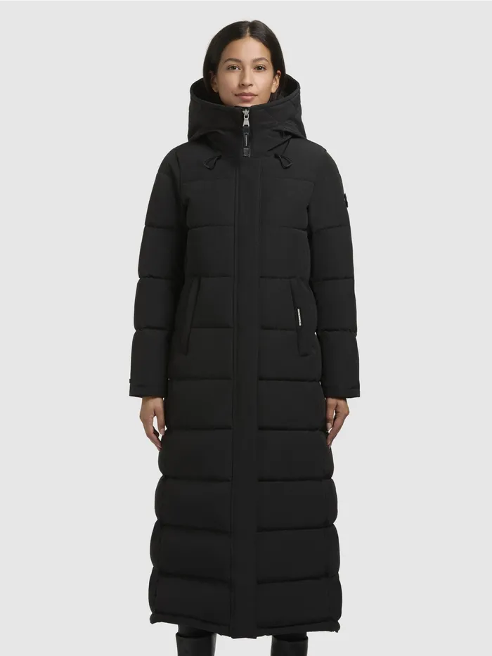 Puffer Coats KHUJO Women Mantel CLARESSE Schwarz Schwarz