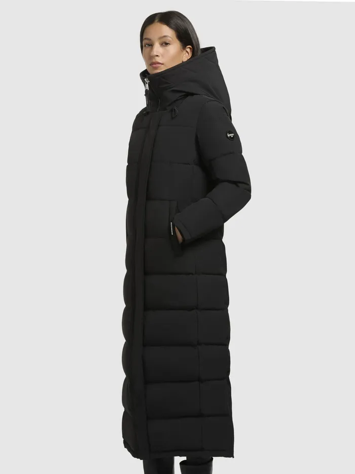 Puffer Coats KHUJO Women Mantel CLARESSE Schwarz Schwarz