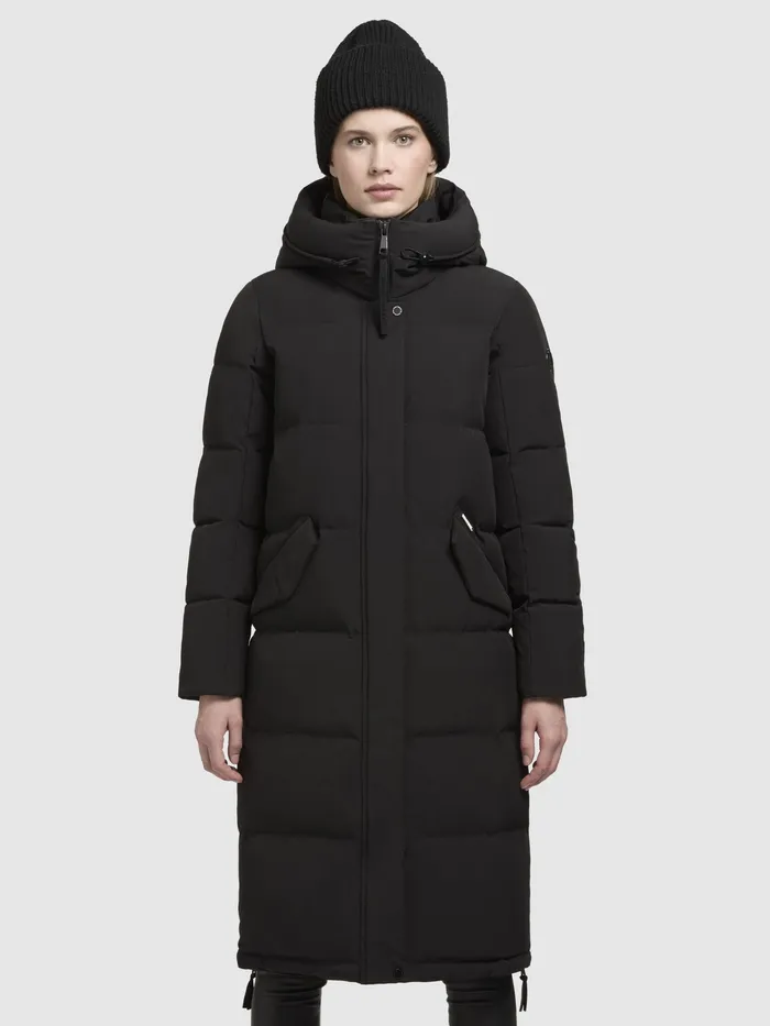 Puffer Coats Mantel RIAD Schwarz Schwarz KHUJO Women