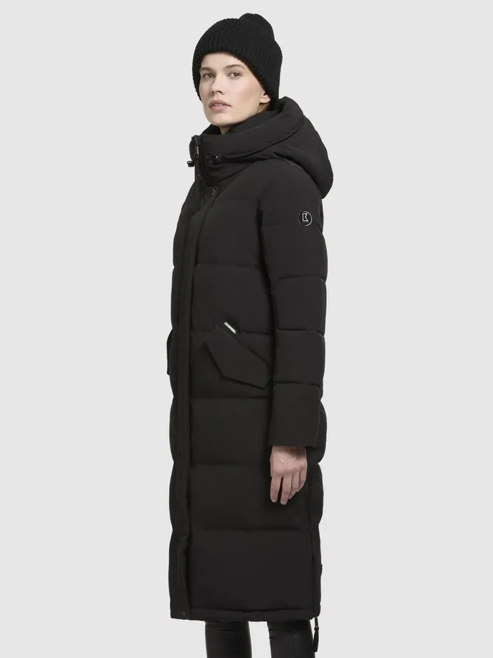 Puffer Coats Mantel RIAD Schwarz Schwarz KHUJO Women