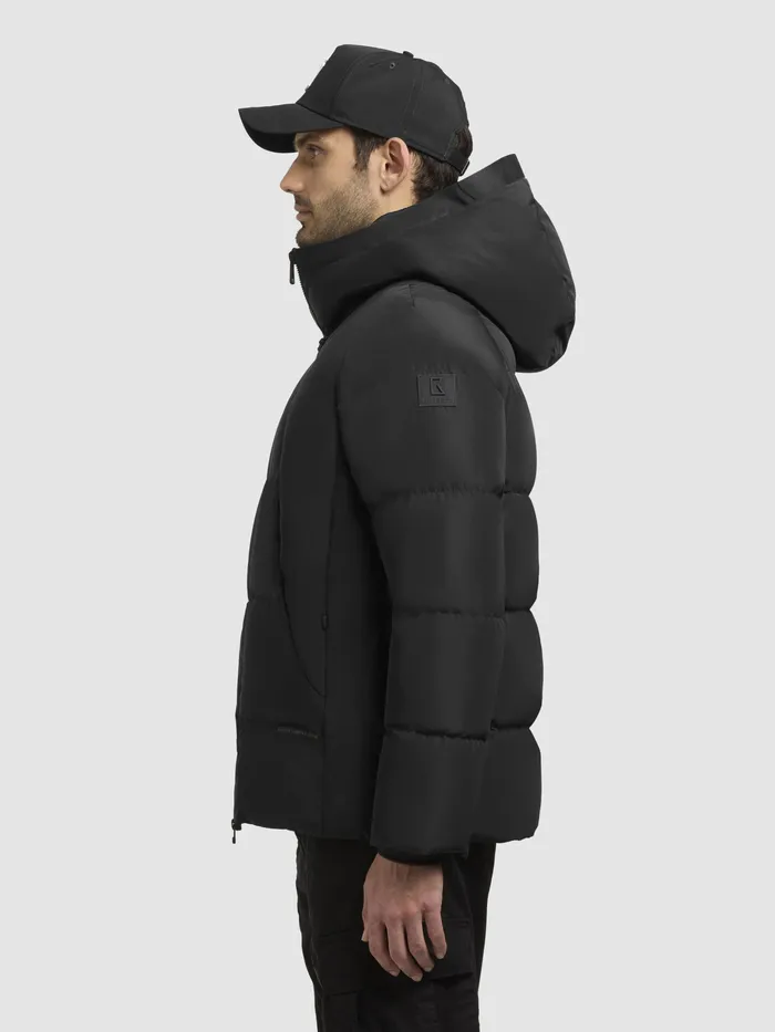 Puffer Jackets Men KHUJO Jacke GRAMOS Schwarz Schwarz